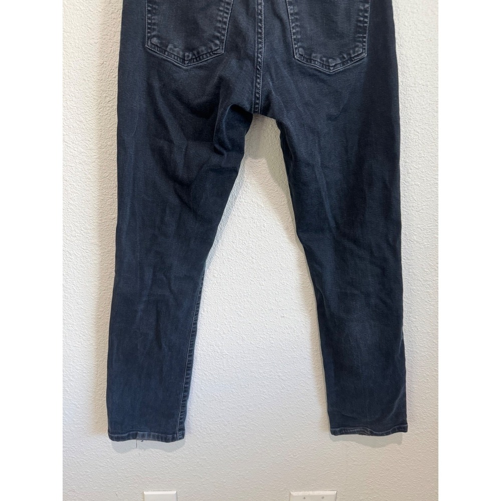 John Varvatos Jeans Mens 34 Black Slim Straight Fit Denim Pants Western - Picture 9 of 12